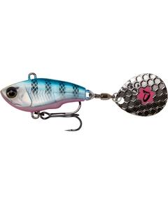 Тейл спиннер SAVAGE GEAR Fat Tail Spin 6.5cm 16G Sinking, Blue Silver Pink
