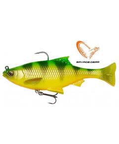 Приманка мягкая SAVAGE GEAR 3D Roach Pulsetail 10cm 17.5g S Firetiger 2pcs