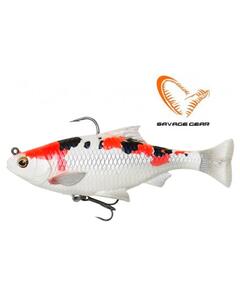 Приманка мягкая SAVAGE GEAR 3D Roach Pulsetail 10cm 17.5g S Koi 2pcs