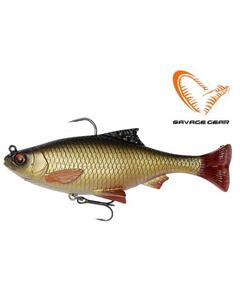 Приманка мягкая SAVAGE GEAR 3D Roach Pulsetail 10cm 17.5g S Rudd 2pcs