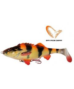 Приманка мягкая SAVAGE GEAR 4D Perch Shad 17.5cm 67g SS Albino