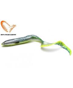 Приманка мягкая SAVAGE GEAR LB Real EEL 20cm 27g Green Yellow Glitter 2pcs Blister