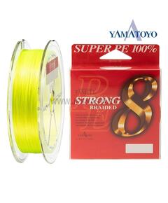 Плетеный шнур Yamatoyo Super PE Strong 8 Braided х8, #1, 150 м, желтый