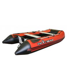 Надувная лодка Polar Bird 385 M Merlin Кречет НДНД черный красный