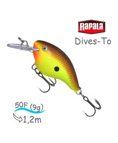 Воблер RAPALA Dives-To 4, CTB