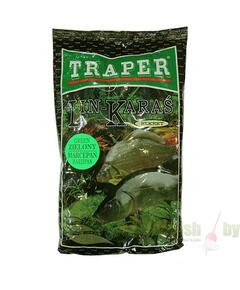 Прикормка Traper SEKRET 1kg "Линь-Карась" зеленый марципан