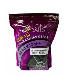 LION BAITS Бойлы 20мм "Активированный уголь" 900гр (кальмар + смесь специй)