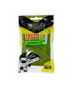Lion Baits Тесто готовое для рыбалки "Кукуруза" 50гр