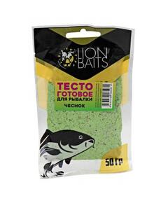 Lion Baits Тесто готовое для рыбалки "Чеснок" 50гр
