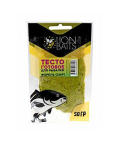 Lion Baits Тесто готовое для рыбалки "Форель (Сыр)" 50гр