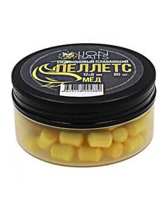 Пеллетс силиконовый плавающий "Мед" 18х12мм (25шт)