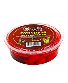 Lion baits Кукуруза натуральная в пластиковой банке (запайка) "Клубника" 60мл