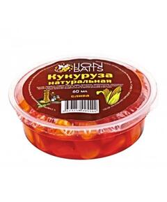 Lion baits Кукуруза натуральная в пластиковой банке (запайка) "Слива" 60мл
