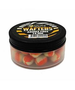 Бойлы нейтральной плавучести (Wafters) "Aroma Free" (без аромы) бело-оранж 14мм
