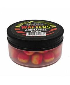 Бойлы нейтральной плавучести (Wafters) "Aroma Free" (без аромы) желто-красный 14мм