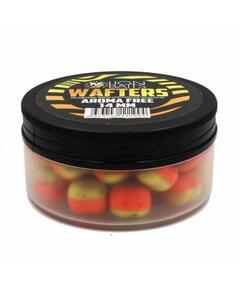 Бойлы нейтральной плавучести (Wafters) "Aroma Free" (без аромы) желто-оранж 14мм