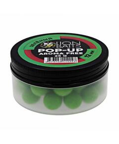 Lion Baits Бойлы плавающие Pop-Up "Aroma Free" (без аромы) зеленый 12 мм