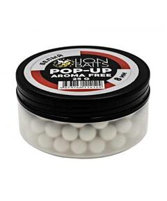 Lion Baits Бойлы плавающие Pop-Up "Aroma Free" (без аромы) белый 8 мм
