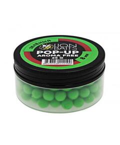 Lion Baits Бойлы плавающие Pop-Up "Aroma Free" (без аромы) зеленый 8 мм