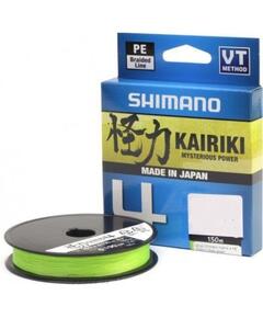 Шнур плетеный SHIMANO Kairiki 4 150m 0,28mm 26,0kg M Green