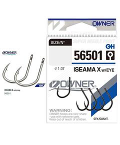 Крючок OWNER Iseama X w/eye BC №10 9шт