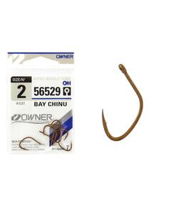 Крючок OWNER Bay Chinu brown №2 7шт