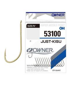 Крючок OWNER Just Kisu brown №18 16шт