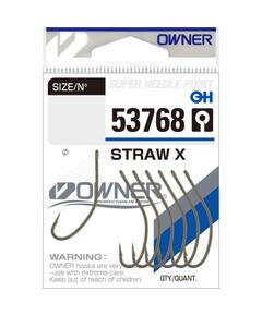 Крючок OWNER Straw X Unagi w/eye №6 10шт