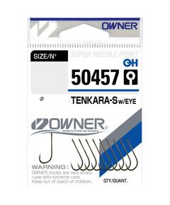 Крючок OWNER Tenkara Straight w/eye brown №8 10шт