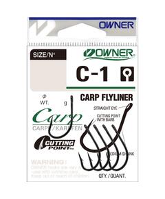 Крючок OWNER Carp Flyliner BC №1/0 4шт