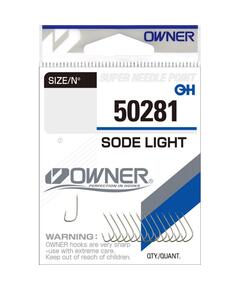 Крючок OWNER Sode Light brown №18 14шт