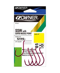 Крючок OWNER Oh SSW red №6 10шт