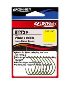 Крючок OWNER Wacky Hook green №4 9шт
