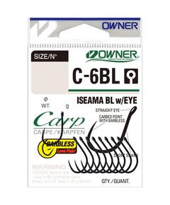 Крючок OWNER Carp Iseama BL w/eye BC №2 8шт