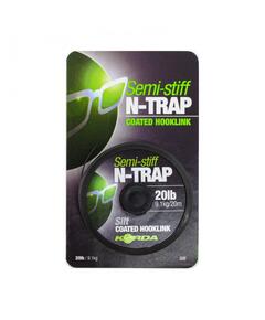 Поводковый материал KORDA N-Trap Semi-stiff 20lb Silt