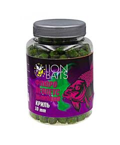 Lion Baits Пеллетс флюро дымящий "Криль" 10мм - 300гр (банка)
