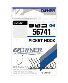 Крючок OWNER Picket Hook brown №12 12шт