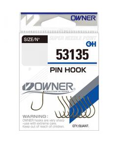 Крючок OWNER Pin Hook gold №12 11шт