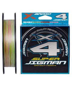 Шнур YGK X-Braid Super Jigman X4 200м Multicolor #1.5, 0.205мм, 25lb, 11.3кг