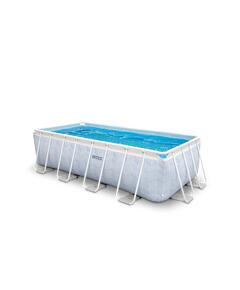 26780 Каркасный бассейн Intex Chevron Prism Frame 400 х 200 х 100 см, 6836 л, фильтр-насос, 2006л\ч, лестница