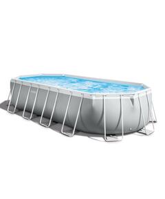 26796 Каркасный бассейн Intex Prism Frame 503 х 274 х 122 см, фильтр-насос, лестница, тент, подстилка