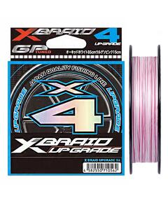 Шнур YGK X-Braid Upgrade X4 150м White Pink #0.3, 0.090мм, 6lb, 2.7кг