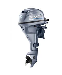 Лодочный мотор 4 -х тактный SEANOVO SNEF30FEL-TEFI Enduro (40 л.с., 747 см куб, 113 кг, 3 цил, бак 24л, инжектор, дистанция, э/стартер, генератор, гидроподъем)