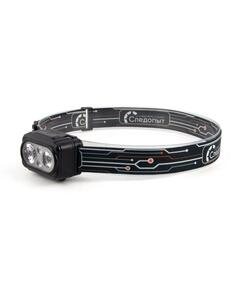 Фонарь налобный "СИБИРСКИЙ СЛЕДОПЫТ-PULSAR", 2 LED+2 LED SMD, аккум. 220В/100/