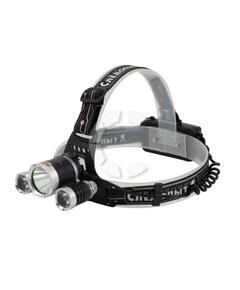 Фонарь налобный "Сибирский Следопыт -Fisher", 1LED WARM + 2 LED UV ,аккум.220В/100/60/