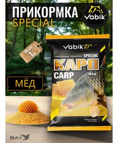 Прикормка Vabik SPECIAL Карп Мед 1кг