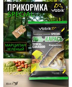 Прикормка Vabik SPECIAL Линь-карась Марципан зеленый 1кг