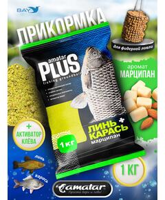 Прикормка VABIK Amatar PLUS Линь-Карась Марципан 1кг