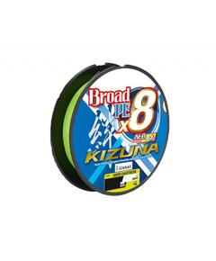 Шнур OWNER Kizuna X8 Broad PE сhartreuse 275м 0,15мм 8,2кг