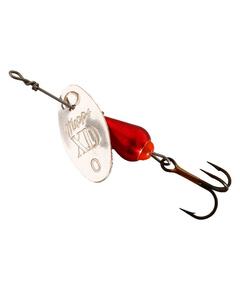 Блесна Mepps XD 0 PLATINUM OR серебро-красный 2.5g  (C66)